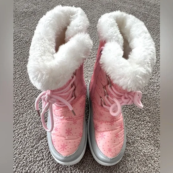 Girls Insulated Snow Boots - Picture 3 of 8